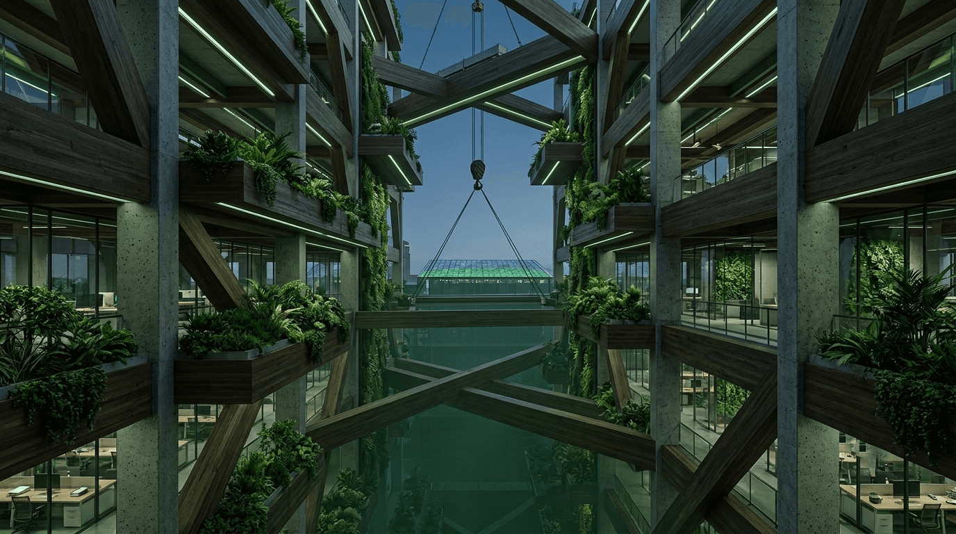 ZAN Global Green background